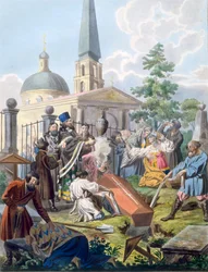 Das Begräbnis, 1812-13